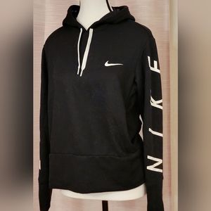 NIKE Dri- Fit Hoodie Wemon's sz Small in Black